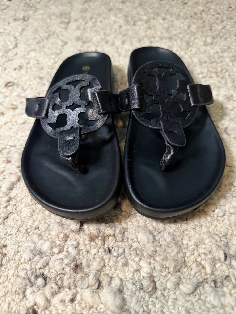 Tory Burch Miller Cloud Black Sandal